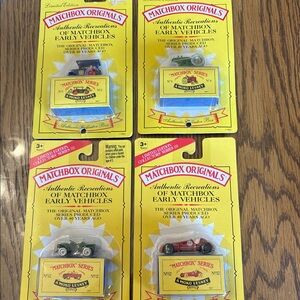 NIB Matchbox Originals Lot of 4 No. 1, 4, 12 and 52 - See Description for Items